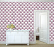 Load image into Gallery viewer, Purple flower girl room peel and stick wallpaper