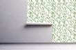 Load image into Gallery viewer, Green botanical peel and stick wallpaper