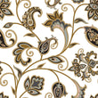Load image into Gallery viewer, Gold and blue Victorian baroque peel and stick wallpaper