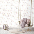 Load image into Gallery viewer, Scandinavian watercolor kid's room peel and stick wallpaper