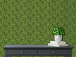 Load image into Gallery viewer, Green botanical wallpaper