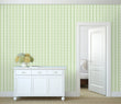 Load image into Gallery viewer, Vintage retro green geometric peel and stick wallpaper.