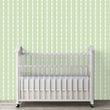 Load image into Gallery viewer, Vintage retro green geometric peel and stick wallpaper.