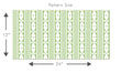 Load image into Gallery viewer, Vintage retro green geometric peel and stick wallpaper.