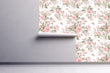 Load image into Gallery viewer, Victorian pink roses floral peel and stick wallpaper