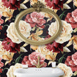 Load image into Gallery viewer, Abbots Manor Victorian Floral Peel and Stick Wallpaper