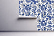 Load image into Gallery viewer, Blue Chinoiseries peel and stick wallpaper