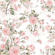 Load image into Gallery viewer, Victorian pink roses floral peel and stick wallpaper