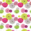 Load image into Gallery viewer, Pink and green floral girl's room peel and stick wallpaper