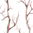Load image into Gallery viewer, Winter birch trees peel and stick wallpaper