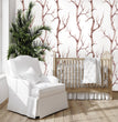 Load image into Gallery viewer, Winter birch trees peel and stick wallpaper
