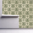 Load image into Gallery viewer, Antique Vintage Damask Peel and Stick Wallpaper