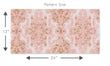 Load image into Gallery viewer, Victorian antique pink damask peel and stick wallpaper