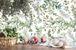 Load image into Gallery viewer, Botanical watercolor peel and stick wallpaper