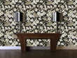 Load image into Gallery viewer, Dark floral Chinoiserie Peel and Stick Wallpaper