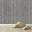 Load image into Gallery viewer, Grey Scandinavian geometric peel and stick wallpaper