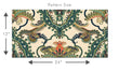 Load image into Gallery viewer, Damask Victorian Chinoiseries fabric peel and stick wallpaper