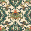 Load image into Gallery viewer, Damask Victorian Chinoiseries fabric peel and stick wallpaper