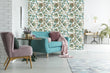 Load image into Gallery viewer, Blue chinoiserie Victorian peel and stick wallpaper