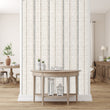 Load image into Gallery viewer, Striped Wallpaper, Cottage Wallpaper, Vintage Wallpaper, Peel and Stick Wallpaper, Farmhouse Style Wallpaper, Fabric Wallpaper