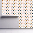 Load image into Gallery viewer, Geometric Wallpaper, Kid's Room Wallpaper, Peel and Stick Wallpaper, Girl Room Wallpaper, Kid's Nursery Wallpaper, Fabric Wallpaper
