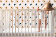 Load image into Gallery viewer, Geometric Wallpaper, Kid's Room Wallpaper, Peel and Stick Wallpaper, Girl Room Wallpaper, Kid's Nursery Wallpaper, Fabric Wallpaper