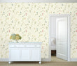 Load image into Gallery viewer, Vintage botanical floral peel and stick wallpaper