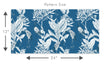 Load image into Gallery viewer, Blue Chinoiserie Victorian bird peel and stick wallpaper