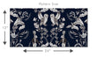 Load image into Gallery viewer, Victorian fairytale woodland dark floral peel and stick wallpaper