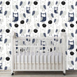 Load image into Gallery viewer, Amblecote Close Woodland Owl Peel and Stick Wallpaper
