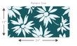 Load image into Gallery viewer, Blue dark floral peel and stick wallpaper