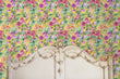 Load image into Gallery viewer, Antique chintz floral fabric blend peel and stick wallpaper
