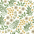 Load image into Gallery viewer, Farmhouse country botanical floral purple, orange and green peel and stick wallpaper