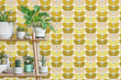 Load image into Gallery viewer, Mid-century modern retro vintage floral peel and stick wallpaper