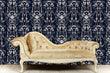 Load image into Gallery viewer, Victorian fairytale woodland dark floral peel and stick wallpaper