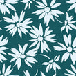 Load image into Gallery viewer, Blue dark floral peel and stick wallpaper