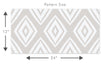 Load image into Gallery viewer, Boho tribal geometric grey peel and stick wallpaper