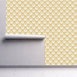 Load image into Gallery viewer, Antique art deco gold peel and stick wallpaper