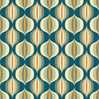 Load image into Gallery viewer, Mid-century modern vintage retro blue geometric peel and stick wallpaper