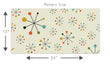 Load image into Gallery viewer, Vintage retro Mid-century modern starburst peel and stick wallpaper