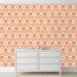 Load image into Gallery viewer, Vintage antique pink floral distressed peel and stick wallpaper