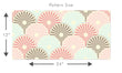 Load image into Gallery viewer, Girl room geometric pink and purple floral peel and stick wallpaper