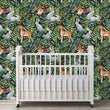 Load image into Gallery viewer, Woodland Wallpaper, Animal Wallpaper, Forest Animals Wallpaper, Woods Wallpaper, Fabric Peel and Stick Wallpaper, Pre-Pasted Wallpaper