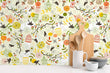 Load image into Gallery viewer, Botanical country flower garden peel and stick wallpaper