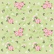 Load image into Gallery viewer, Antique vintage pink and green floral peel and stick wallpaper