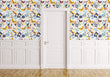 Load image into Gallery viewer, Botanical garden butterfly peel and stick wallpaper