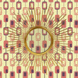 Load image into Gallery viewer, Mid century modern retro geometric fabric peel and stick wallpaper