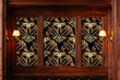 Load image into Gallery viewer, Victorian baroque black and gold fabric peel and stick wallpaper