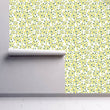 Load image into Gallery viewer, Yellow vintage floral peel and stick wallpaper