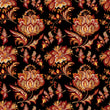 Load image into Gallery viewer, Antique Victorian dark floral pink and black fabric peel and stick wallpaper